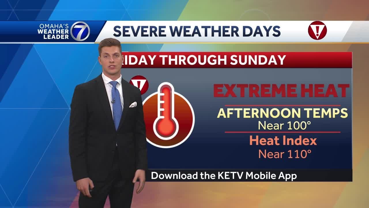 Extreme heat Friday and through the weekend in Omaha