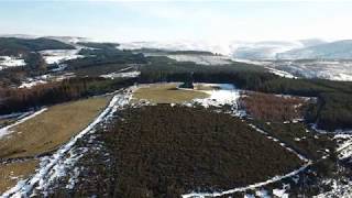 Hell Fire Club Snow Dublin Mountains Ireland Mavic Drone