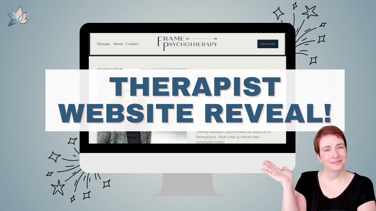 Therapist Website & Brand Design Project Reveal | Behind the Scenes