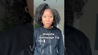 Website home page tip #webdesigner #webdesign #digitalmarketing #businesstips