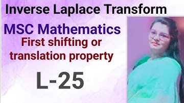 (25). First shifting or translation property ||Proof ll MSC Mathematics | Integral Transform sem-1