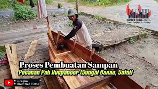 Cara Mudah Membuat Sampan ‼ Pesanan Pak Ruspanoor Driver LV PT. PAMA