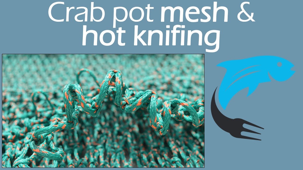 Crab Pot Heavy Duty Mesh and Hot Knife Process - Pro Fishing Queensland 