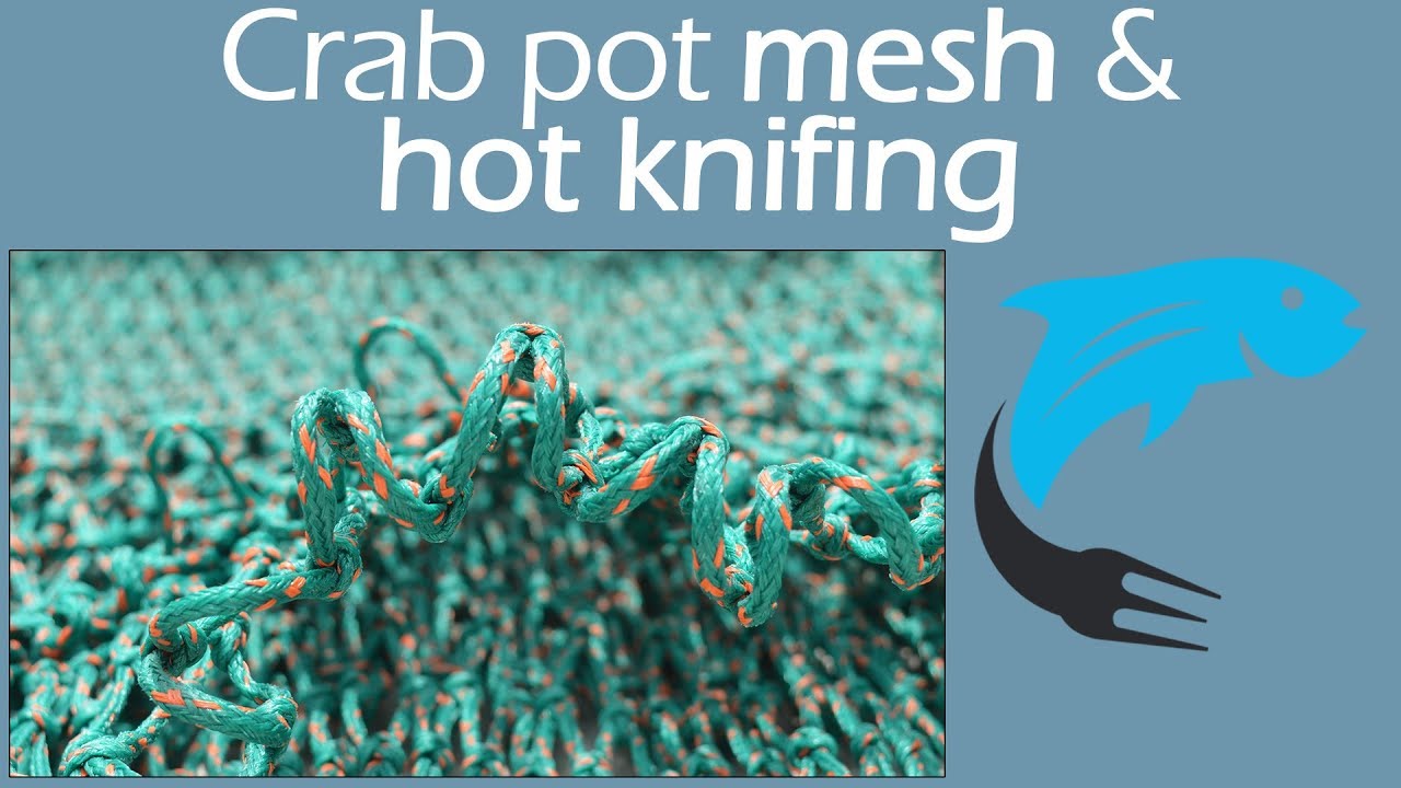 Crab Pot Heavy Duty Mesh and Hot Knife Process Pro Fishing Queensland YouTube