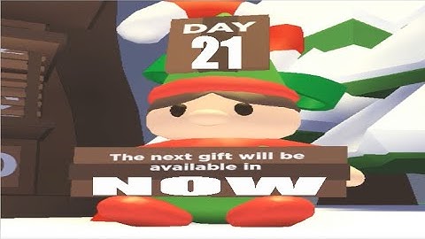 Day 21 Advent Calendar in Adopt Me on Roblox