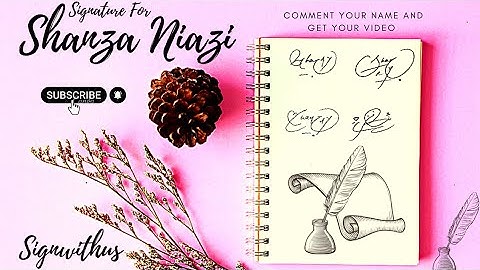 "From Pen to Paper: The Signature Style of Shanza Niazi"