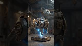 Watch This Mechanical Box Turn Into a Robot Cat! 🤯 #shorts