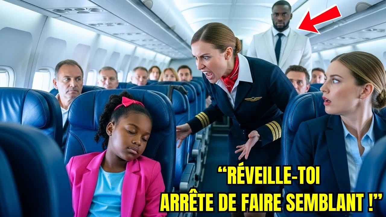 L’Hôtesse Blanche Maltraite Une Enfant Noire Évanouie — L’Équipage Gèle Quand Son Père CEO Arrive