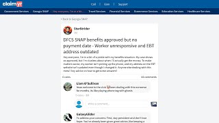 Georgia DFCS SNAP How to Track Benefits Fix Address Issues