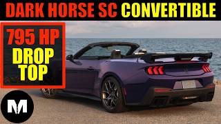 2027 Mustang Dark Horse SC Convertible Drops The Top