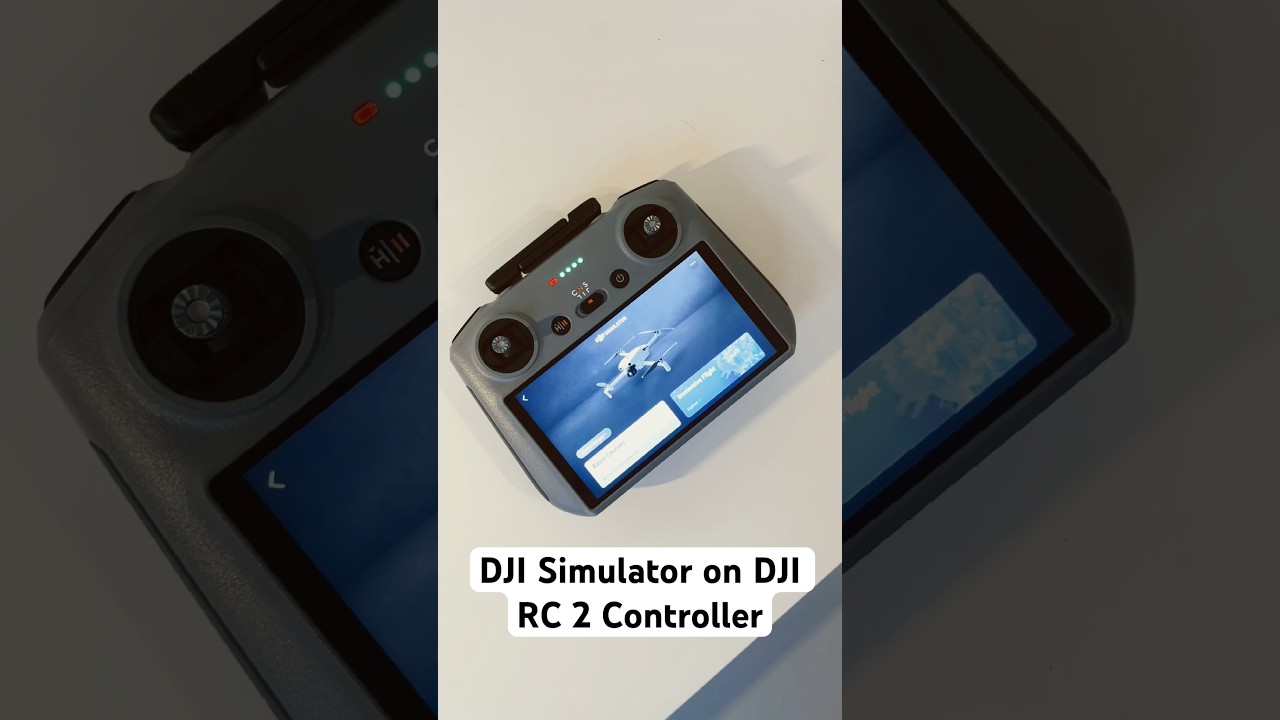 How to use DJI Simulator on DJI RC 2 #dji #drone