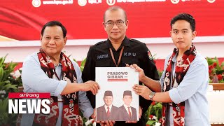 Pemilu Presiden Indonesia 2024: Ketiga kandidat disetujui