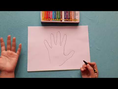 Video Vẽ và tô màu bàn tay - youtube