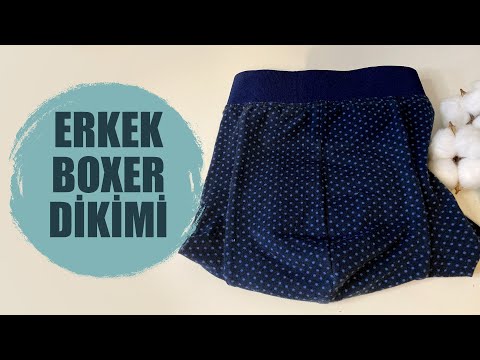 Erkek Boxer Dikimi | How To Sew Mens Boxers Tutorial