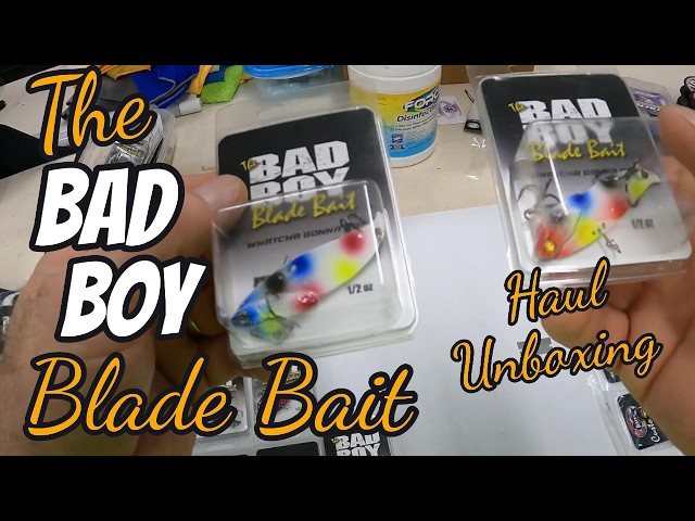i1baits BAD BOY Blade Bait Haul Unboxing - YouTube