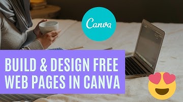 Create Free web pages desktop & Mobile friendly in Canva