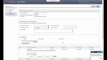 Confirm a Purchase Order With Changes