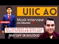 How to prepare for uiic ao interview  uiic ao generalist interviewadministrative officer interview