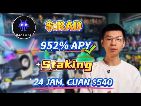 Strategi staking RAD 💎 Cara cuan 967% APY di Radicle