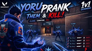 * Confusing Enemies with Yoru’s Clone in Valorant 1v1 skirmish