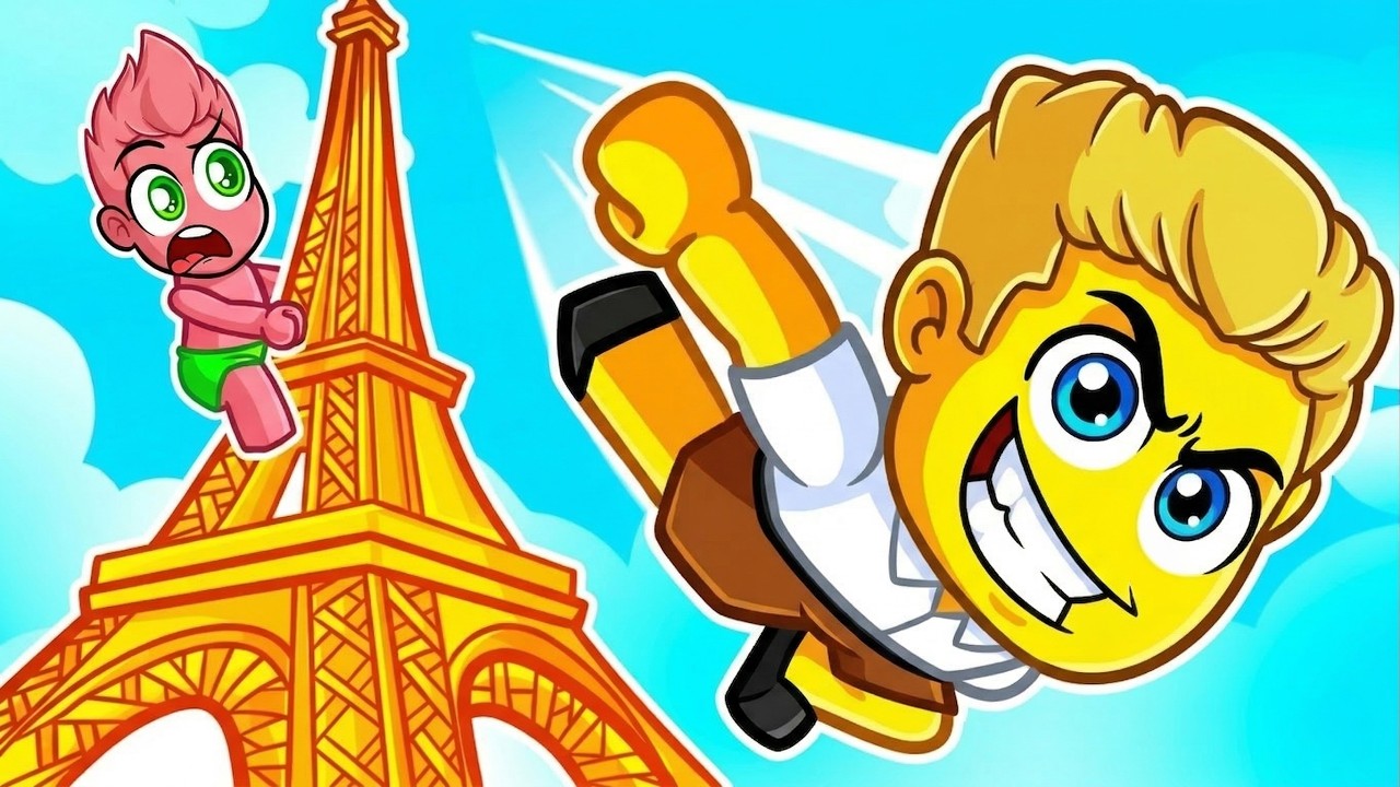 Roblox: Забирайся и прыгай на башню с моими друзьями...