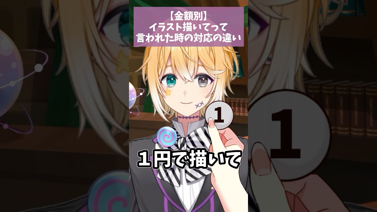 【金額別💰️】絵描いてって言われた時の対応の違い🎨【ペルソナ】【勝利の女神:NIKKE】