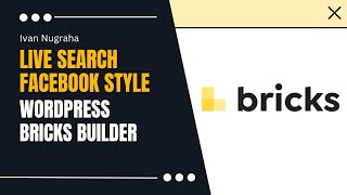 Bricks Builder Live Search Facebook Loader Style