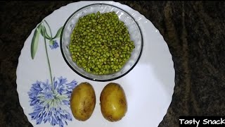 Potato Recipes | Simple Snacks Recipe with Potato and Green Gram Dal |Very Tasty Evening Snack