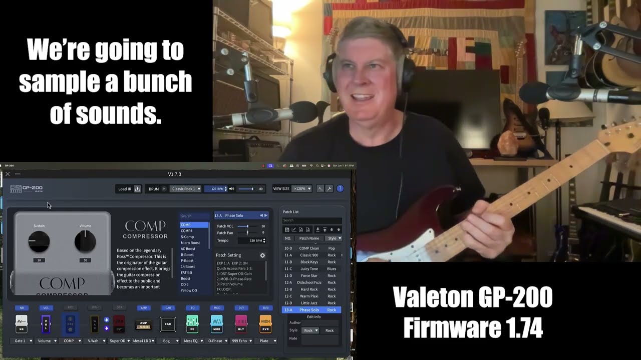 Valeton GP-200 - 1.7.4 Firmware Update - Deep Dive - Sounds & Features - Cool Affordable Amp Modeler