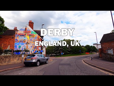 Derby, England, United Kingdom - Driving Tour 4K