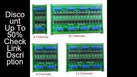 DC 3.3V 5V 12V 24V 4-16CH 5A PLC Signal Amplifier Board Isolation MOS Tube Module NPN PNP IO Digital