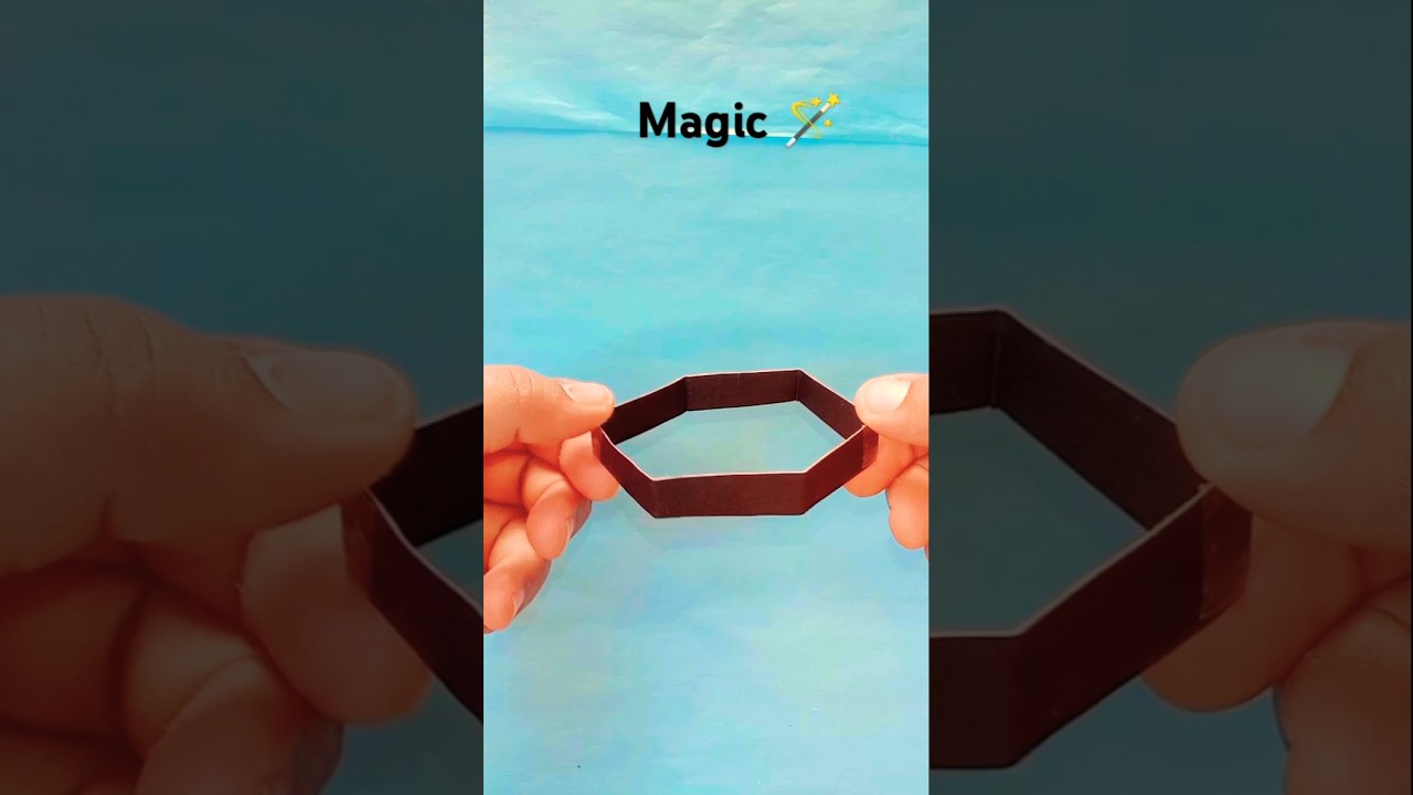 COLOUR CHANGING PAPER MAGIC RING TOY 🪄
