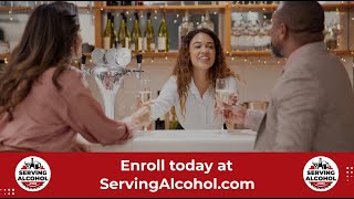 Get Your Online Alcohol Certification With Serving Alcohol Today!