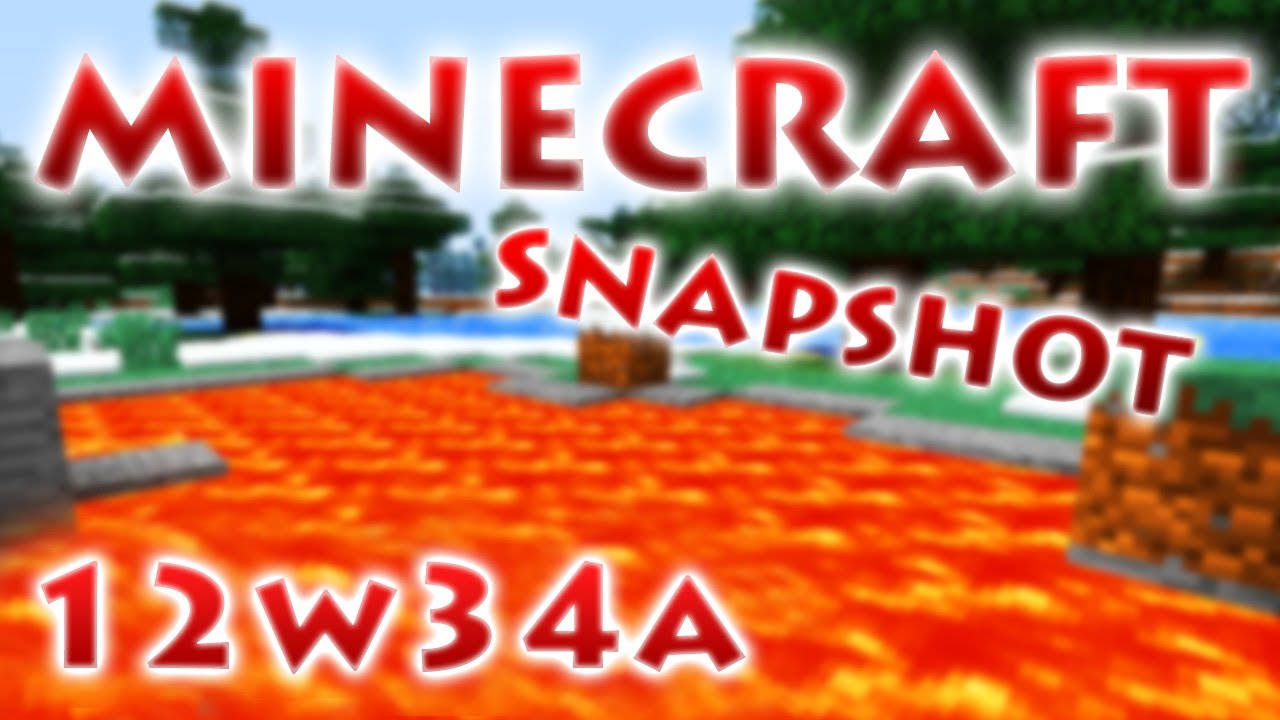 Minecraft Snapshot 12w34a - RedCrafting Review