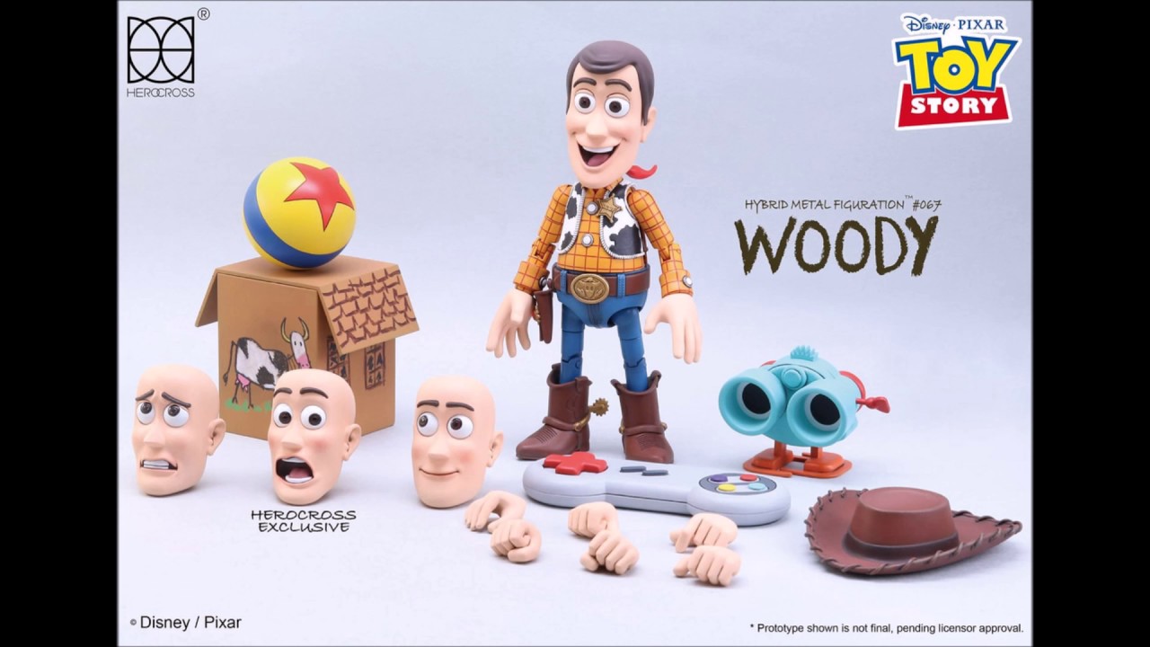 Toys News 1# Toy Story - Woody Herocross Hybrid Metal figuration