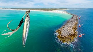 Fishing Florida's HOTTEST Jetty with This Unconventional Technique!