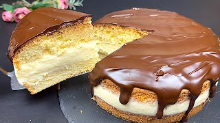 Boston Cream Pie! One of my favorite cakes!