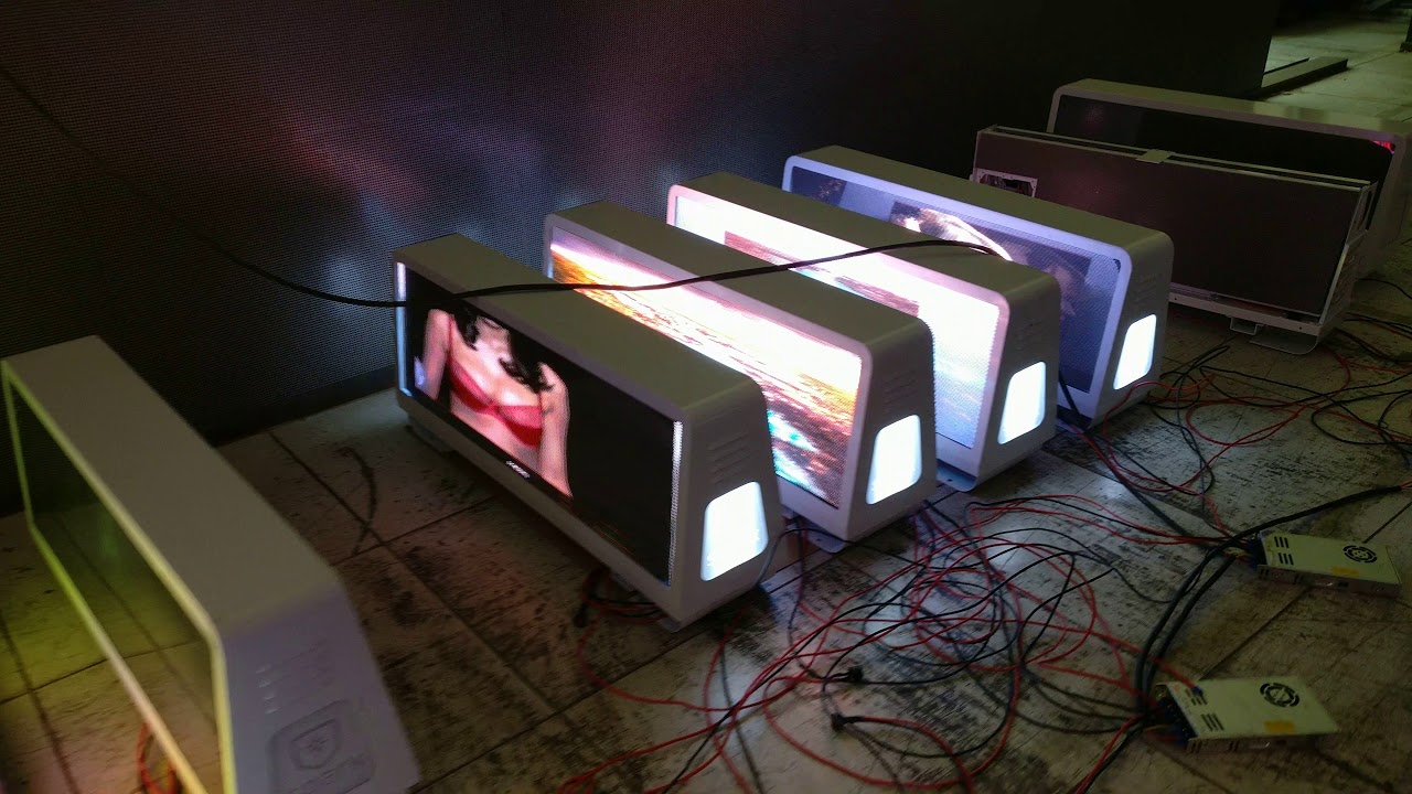 P5 outdoor LED taxi display with aluminum case