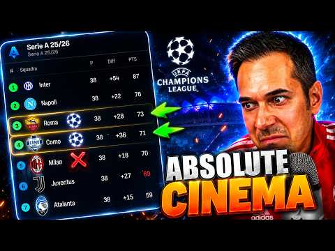 Video TONFO MILAN?? ROMA e COMO in CHAMPIONS LEAGUE
