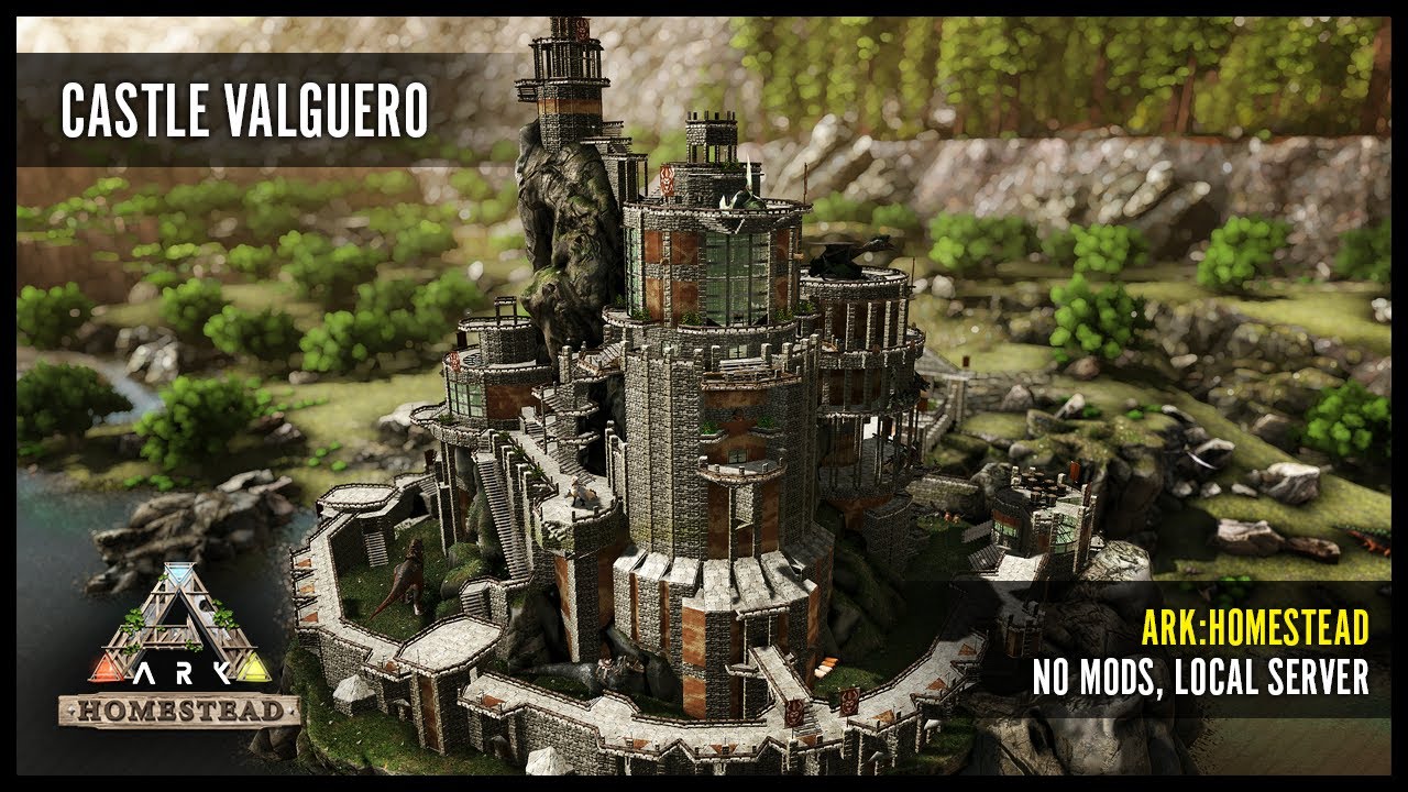 Castle Valguero Ark Homestead Pve Build Showcase Mapsave Download Youtube