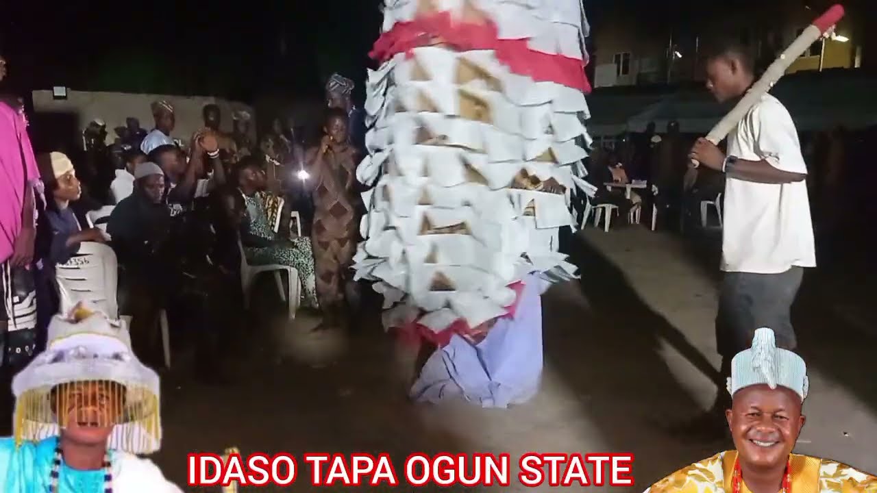Igunnuko Masquerades Dance in Honour of Chief Rufus Osanyintola –Idaso Tapa Ogun State. Celebration