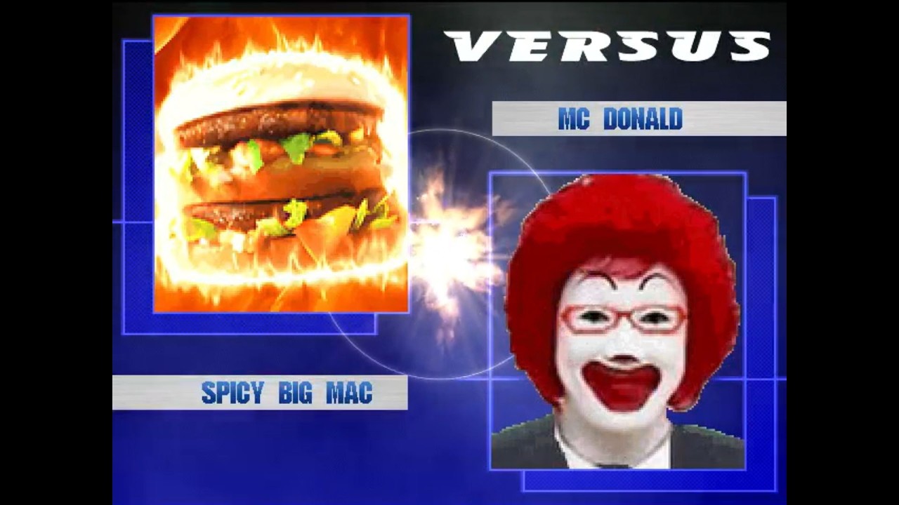 Spicy Big Mac VS. My MUGEN Roster