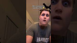 Men trying out the beardless filter. #shortvideo #prankideas #funnymoments #viralvideo #funniestvide