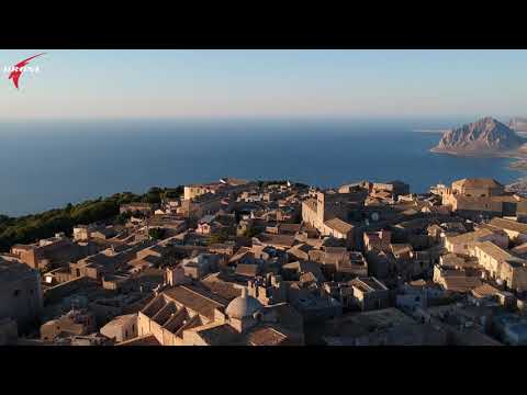 Drone Luca a Erice, Isole Egadi, Trapani in Sicilia.