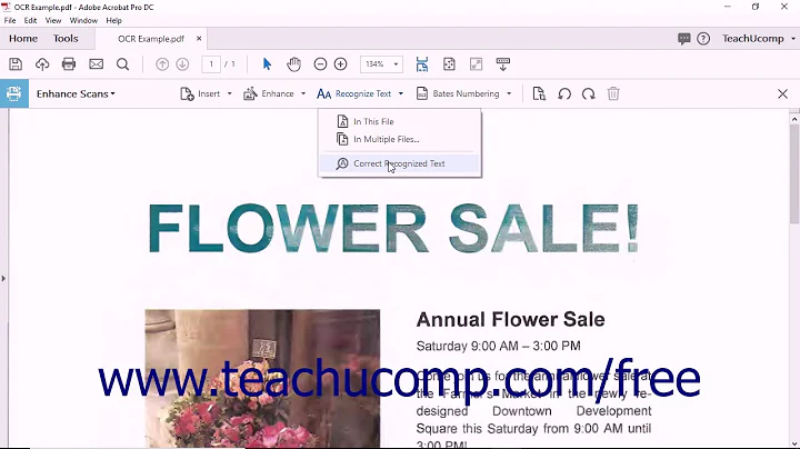 Acrobat Pro DC- Reviewing & Correcting OCR Suspects - Adobe Acrobat Pro DC Training Tutorial Course