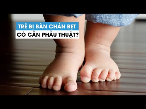 Video Trẻ mắc bệnh lý bàn chân bẹt, có cần phẫu thuật không? - youtube