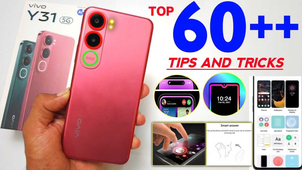 Vivo Y31 5G Tips and Tricks | Hidden Features | TOP 60+