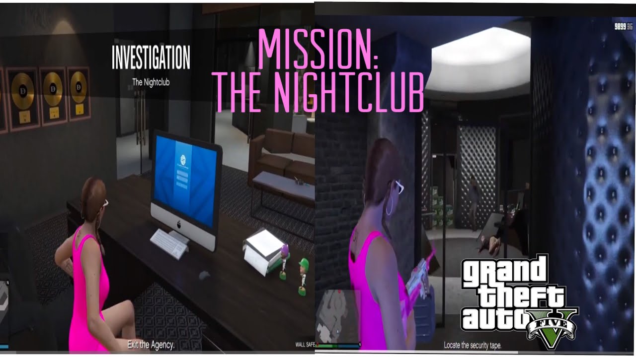 GTA V ONLINE Mission: Nightlife Leak/The Nightclub - YouTube