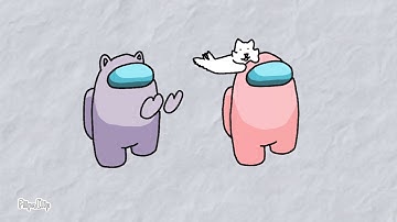 FlipaClip animation tutorial | Among us cat