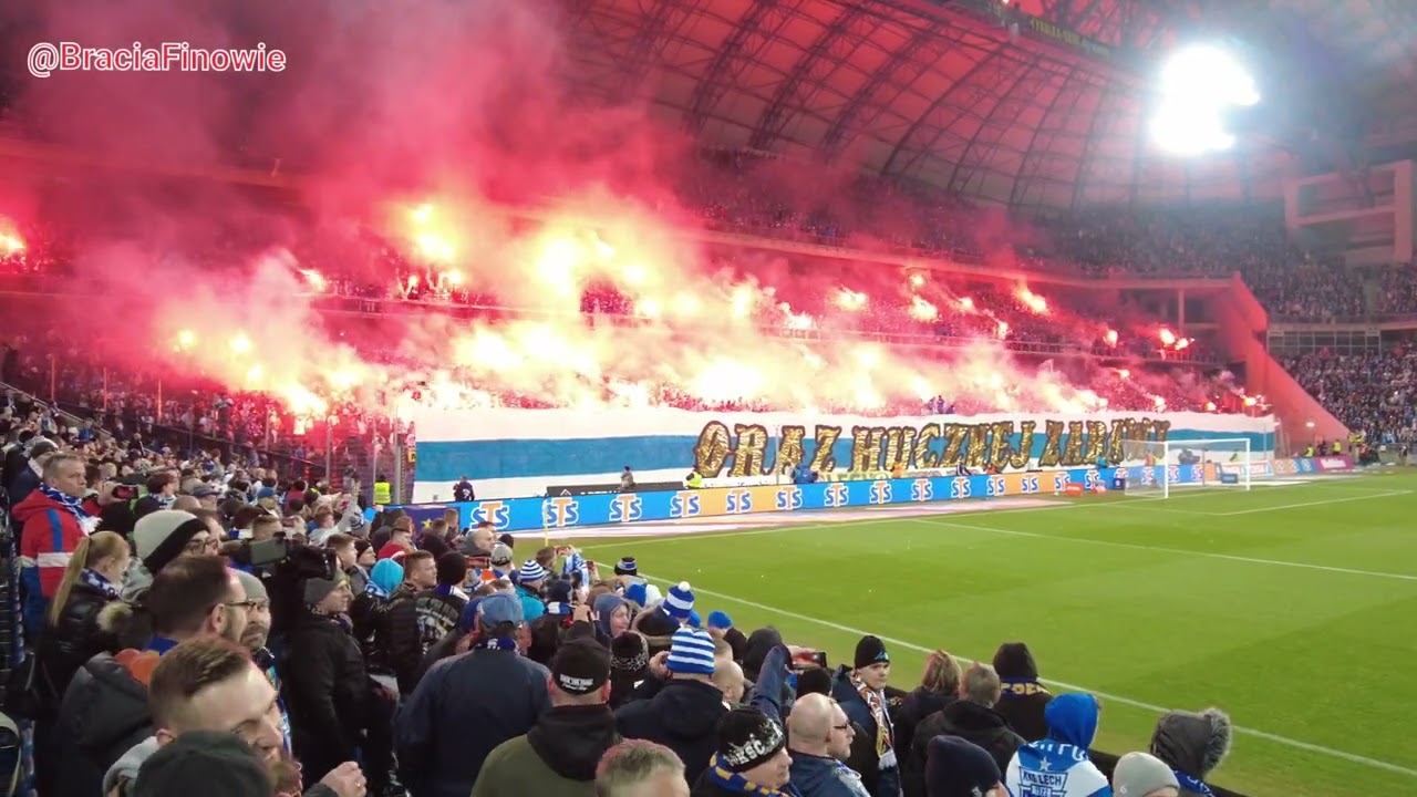 Lech Poznań - Jagiellonia Białystok 19/03/2022, Pyroshow